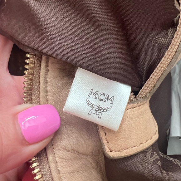 MCM Visetos Leather 2way Shoulder Bag - Picture 13 of 17